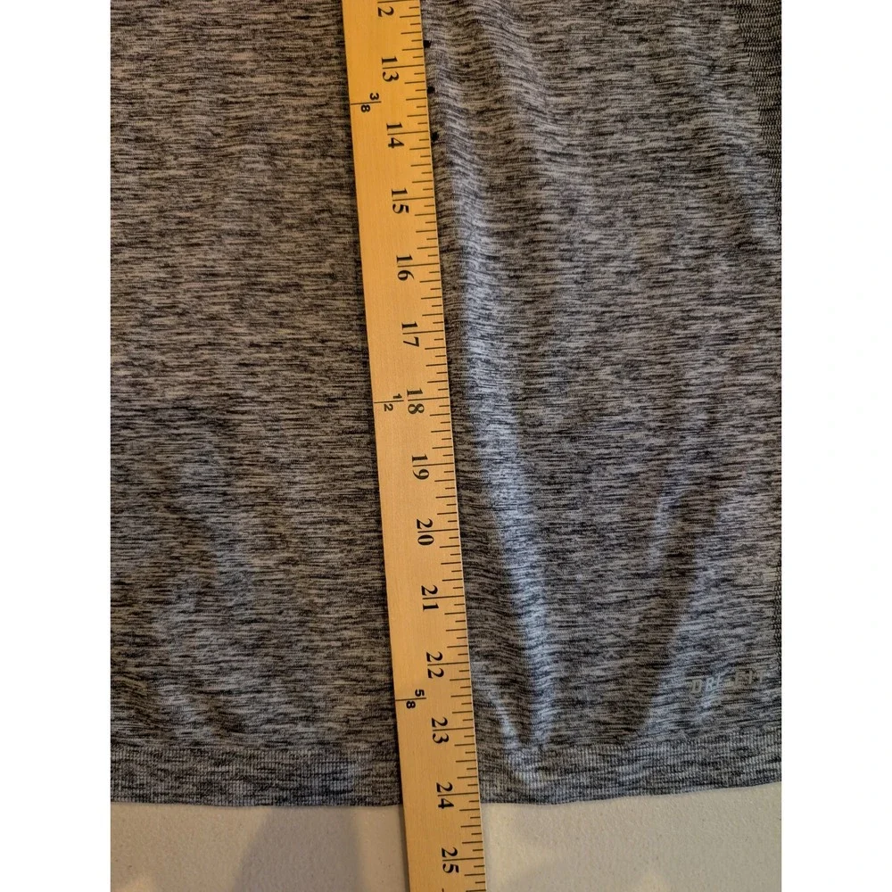 Nike Dri-FIT Knit Running Top Womens Extra Small XS Gray Heather Long Sleeve